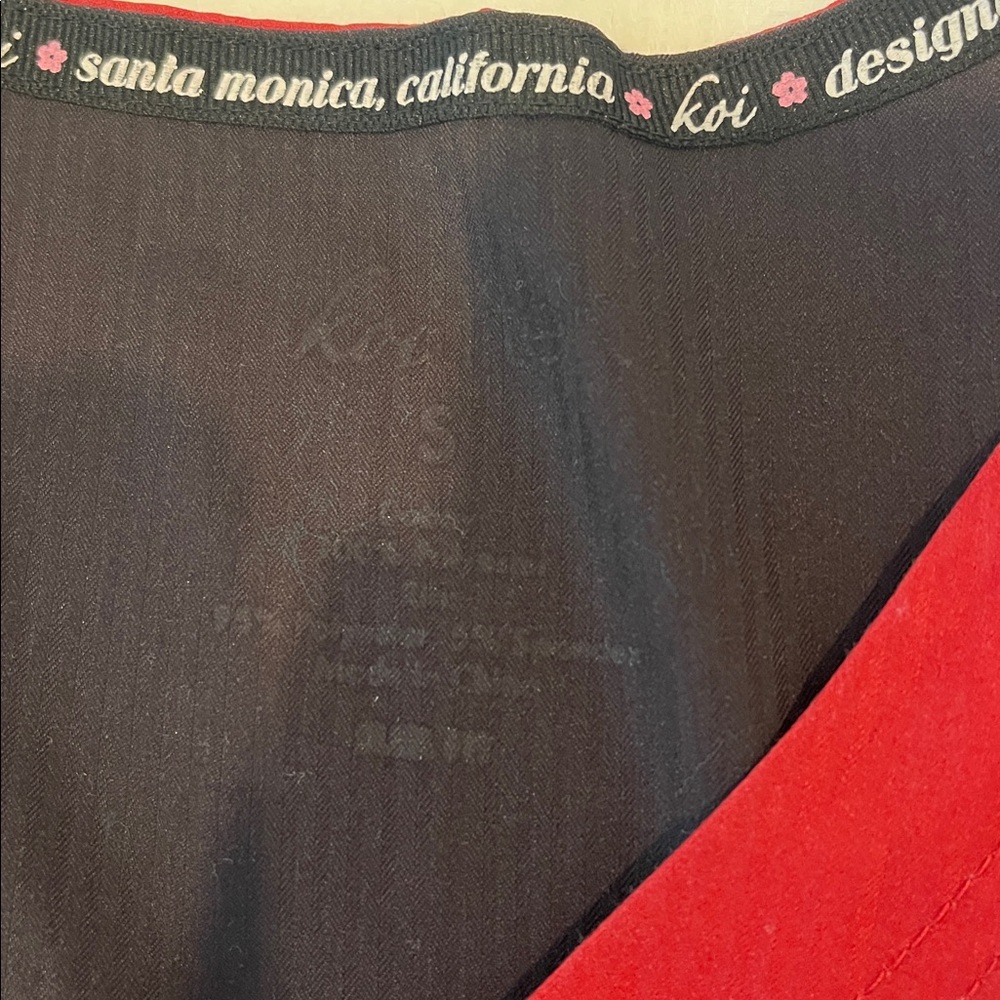 koi Red and Black Short Sleeve Tee - Picture 7 of 12
